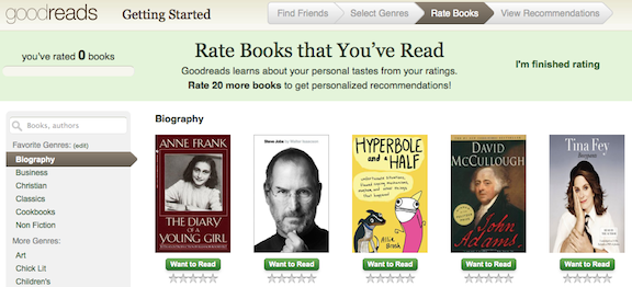 Goodreads books