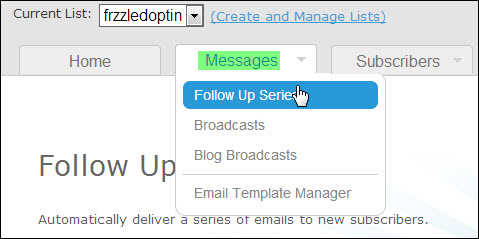 How To Create An Autoresponder And Broadcast Email In Aweber